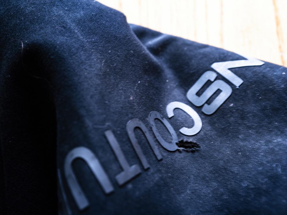 A hooded sweatshirt with a bullet entry hole that Ahmed Assi was wearing when shot. NPR showed the photograph to a U.S. special forces colonel who said it looked like a 5.56 round, which is used by the Israeli military and settlers.