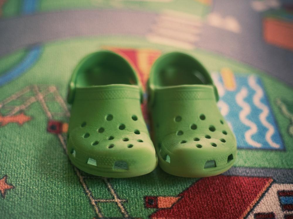 Crocs are comfy, water-resistant foot-wear that are popular with kids, but some podiatrists say they should be alternated with more sturdy shoes.