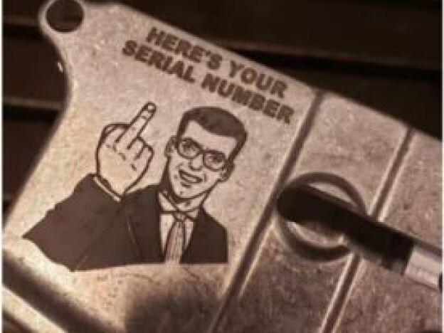 An ad for ghost gun components