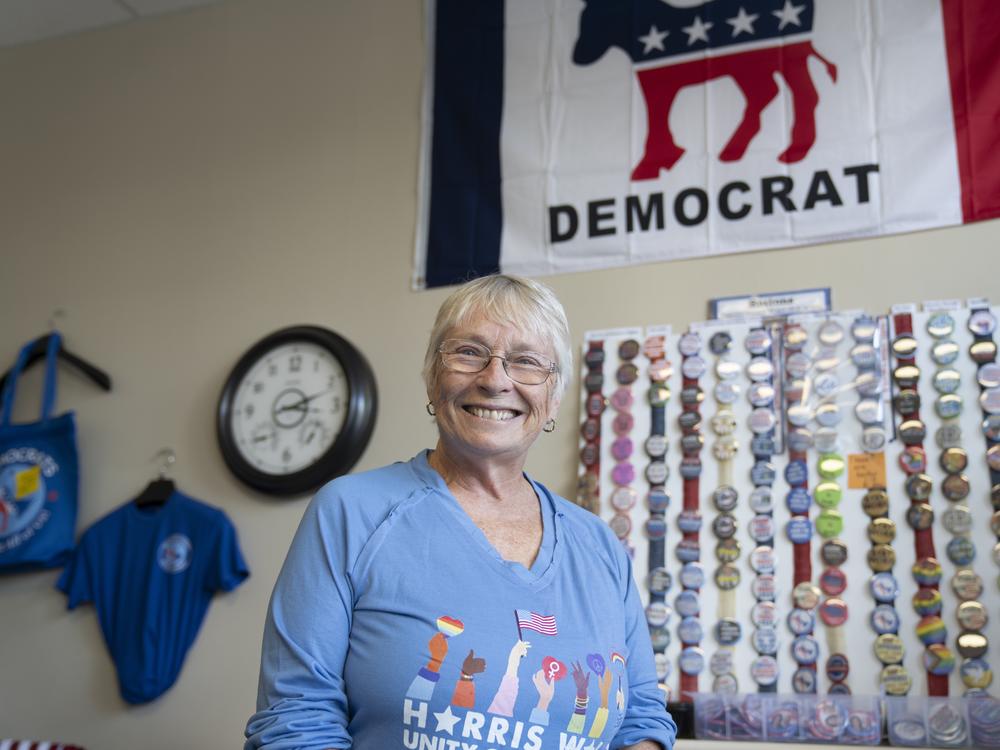 Ellen Holly says she's used to being in the blue minority in Walworth County.