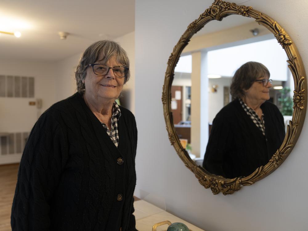 Phyllis Glandt says she once voted Republican but now votes Democrat.