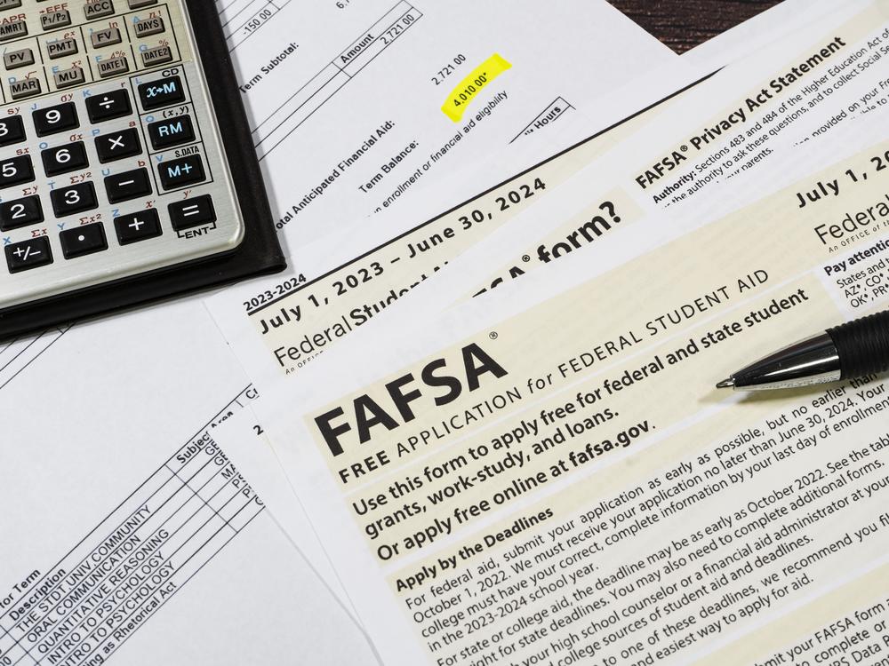 In 2020, Congress voted to overhaul the FAFSA, seen here in its old, paper form. The federal application's relaunch, in late 2023, came with a whole host of problems.