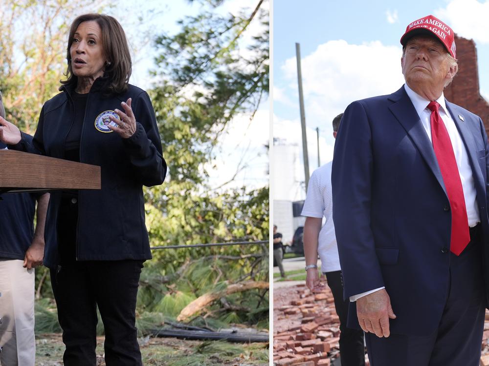 Both presidential candidates visited Georgia after Hurricane Helene: Vice President Harris in Augusta on Oct. 2 and former President Trump in Valdosta on Sept. 30. Trump has tried to weaponize the federal response to the storm.
