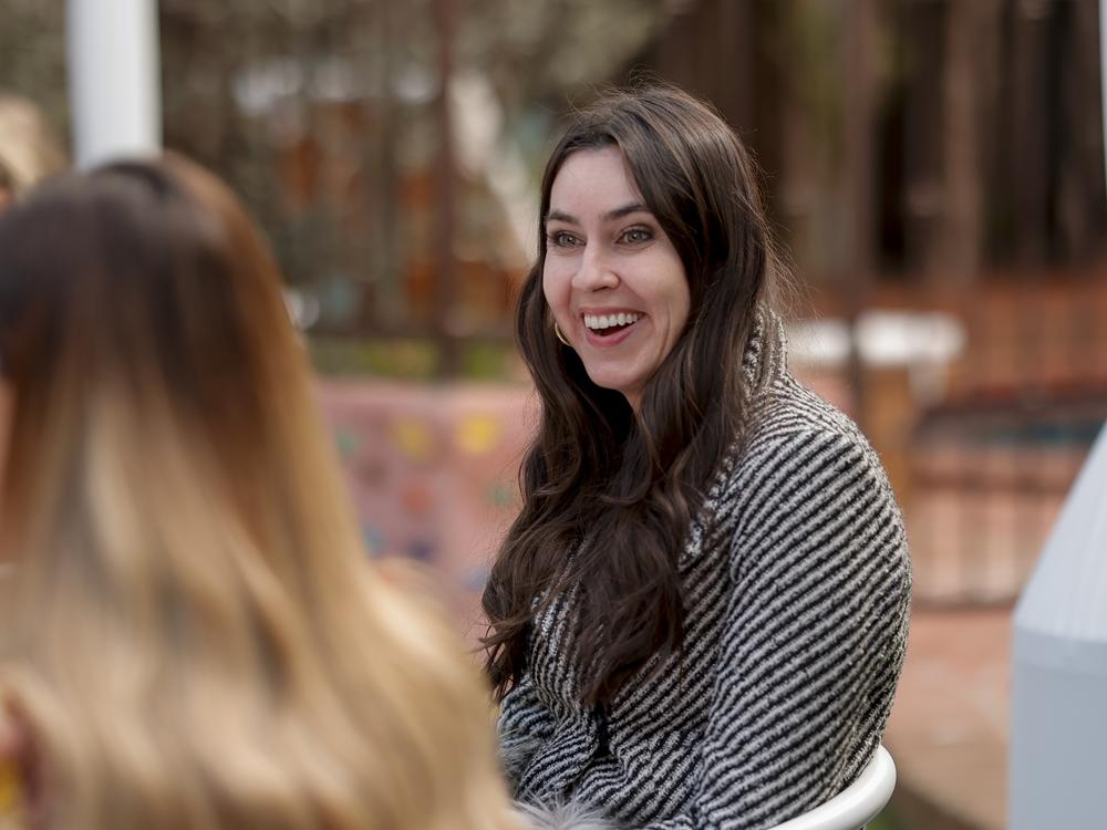 Taylor Lorenz, shown above in February in Los Angeles at a Galentine's Day brunch thrown by a Los Angeles online influencer.