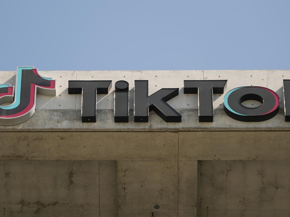 A TikTok sign is displayed on the company's building in Culver City, Calif., in March 2024. 