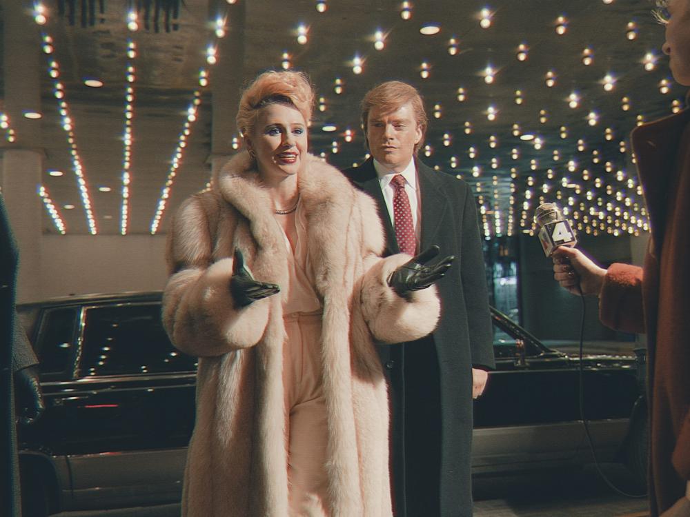<em>The Apprentice </em>depicts Ivana (Maria Bakalova) and Donald Trump (Sebastian Stan) falling in and out of love.