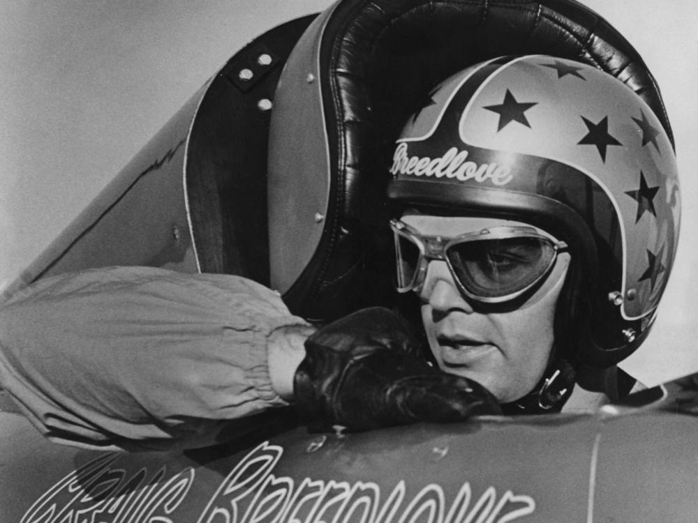 American racing driver Craig Breedlove, circa 1964.