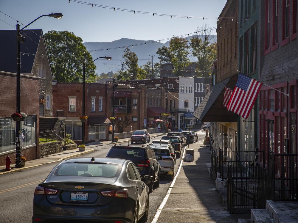 Downtown Whitesburg on Oct. 7, 2024, in Whitesburg, KY.