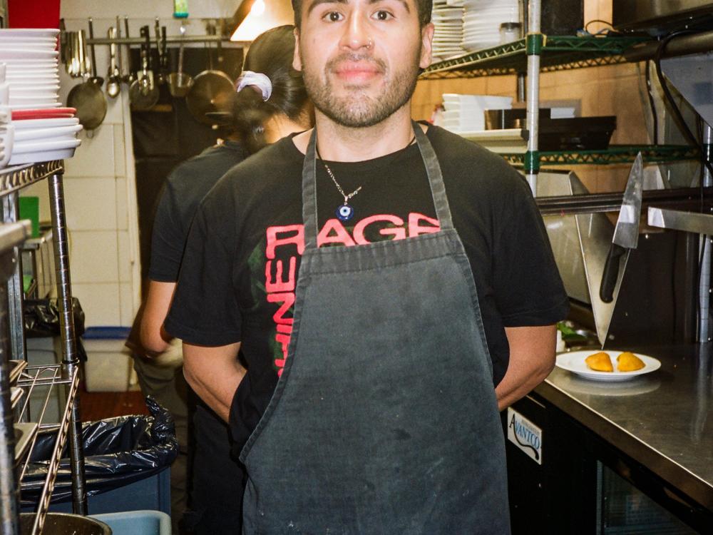 Jonathan Perez grew up watching his parents serve up Mexican staples in East Harlem. Now, he's keeping their restaurant Ollin running — and making it a staple of the Latine, LGBTQ community in New York City.