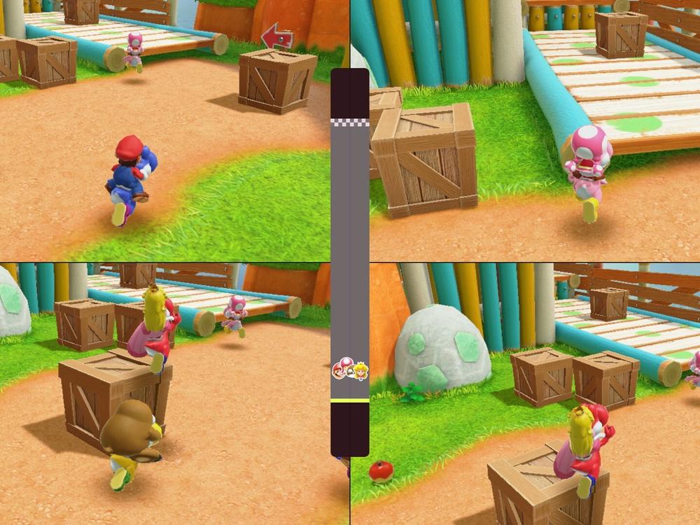 The winner of this four-player minigame gets the privilege of recruiting Yoshi as a powerful ally.