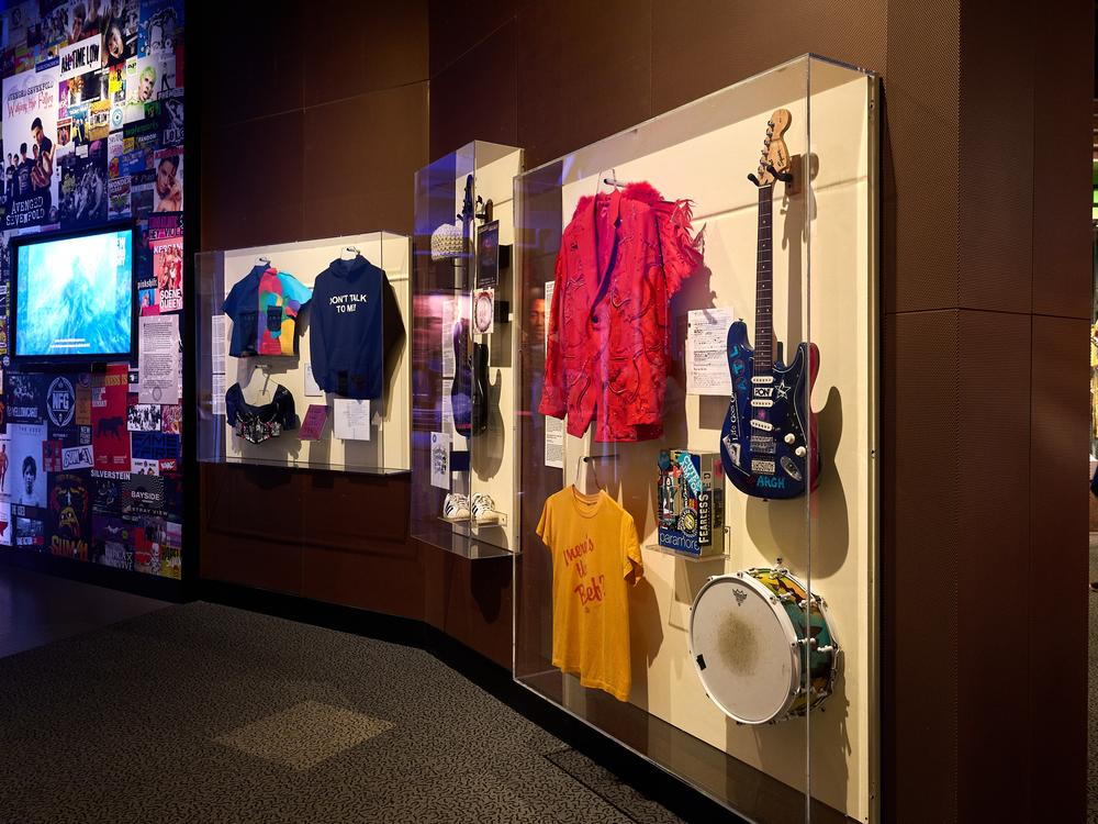 The exhibit is designed to take fans and newcomers through the world of emo music.