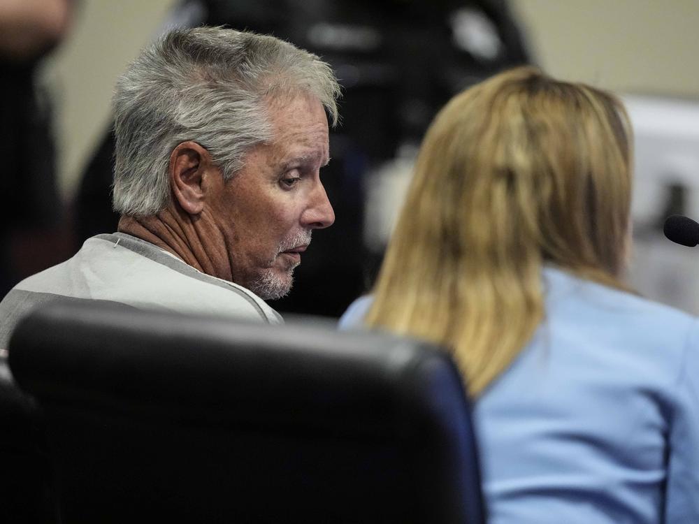 Colin Gray, the father of Apalachee High School shooter Colt Gray, 14, sits in the Barrow County courthouse for his first appearance on Sept. 6, 2024, in Winder, Ga.