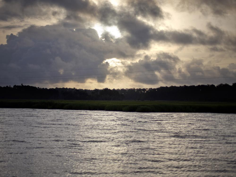 The sun rises over Sapelo Island, Ga., a Gullah-Geechee community, on June 10, 2013.