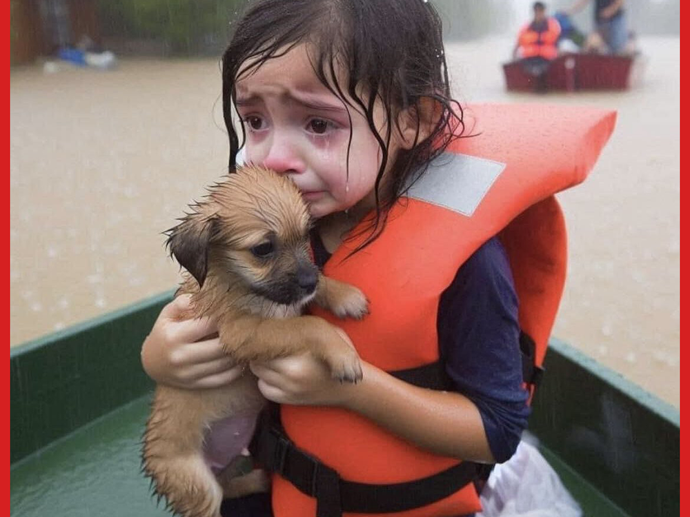An image that was likely created with artificial intelligence tools that purported to show a young survivor of Hurricane Helene. The image got millions of views online, even after its provenance was questioned.