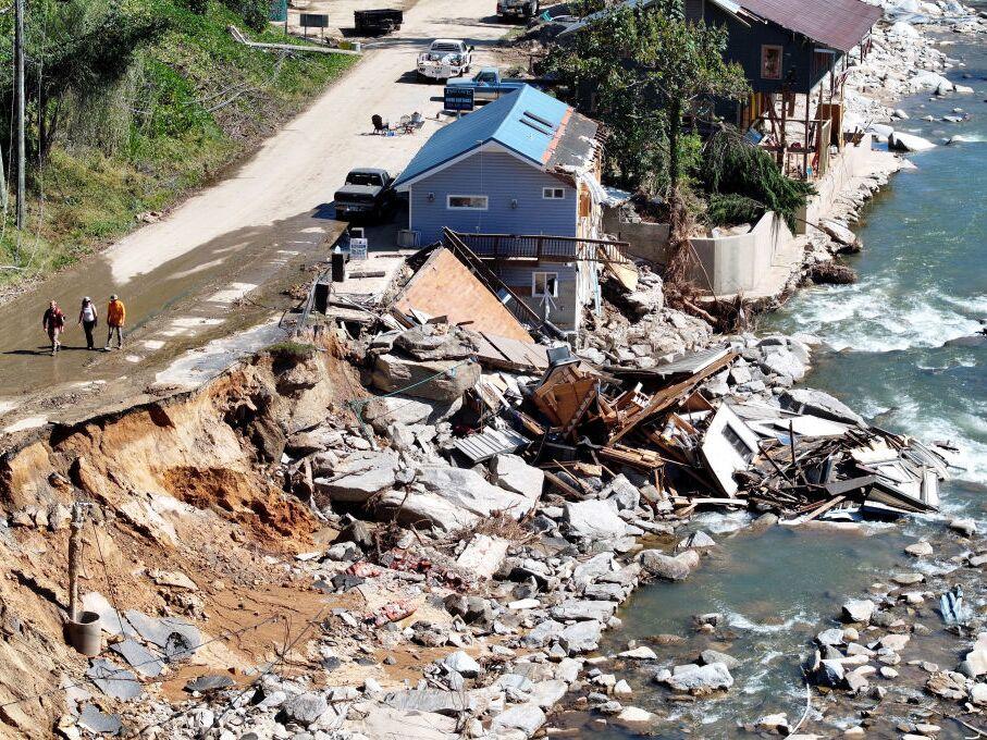 Heavy rain from Hurricane Helene caused destructive flooding in North Carolina this year. A new study from the United Nations Environment Programme shows the world is on track for more severe climate impacts, like severe storms and extreme rain.