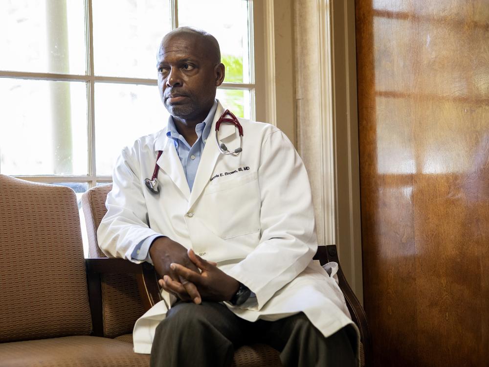 Morris Brown, a primary care physician, says that South Carolina lawmakers’ refusal to expand Medicaid will result in preventable deaths because many people who live near his medical offices in Kingstree and Lake City cannot afford to go to a doctor. (Gavin McIntyre for KFF Health News)