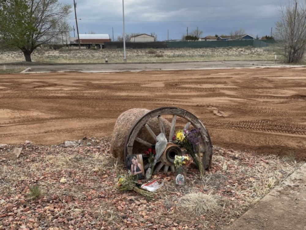 The former site of the Return to Nature funeral home is seen in April, after the Environmental Protection Agency dismantled and cleared the facility in Penrose, Colo. The funeral home's owners, Jon and Carie Hallford, have pleaded guilty to fraud for taking nearly $1 million in total from customers and a federal COVID-19 relief fund.