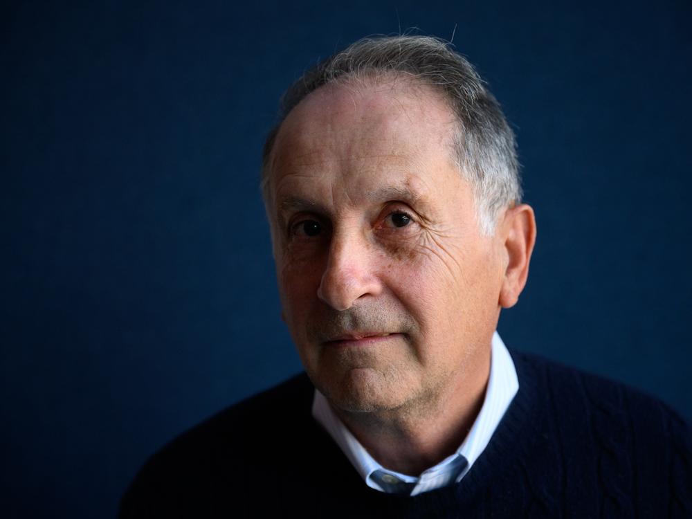 Jeffrey Opp, a voter from the Lehigh Valley area of Pennsylvania, stands for a portrait on Thursday, Oct. 17, 2024.