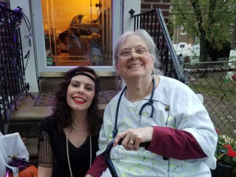 Zoey Mills and her grandma.