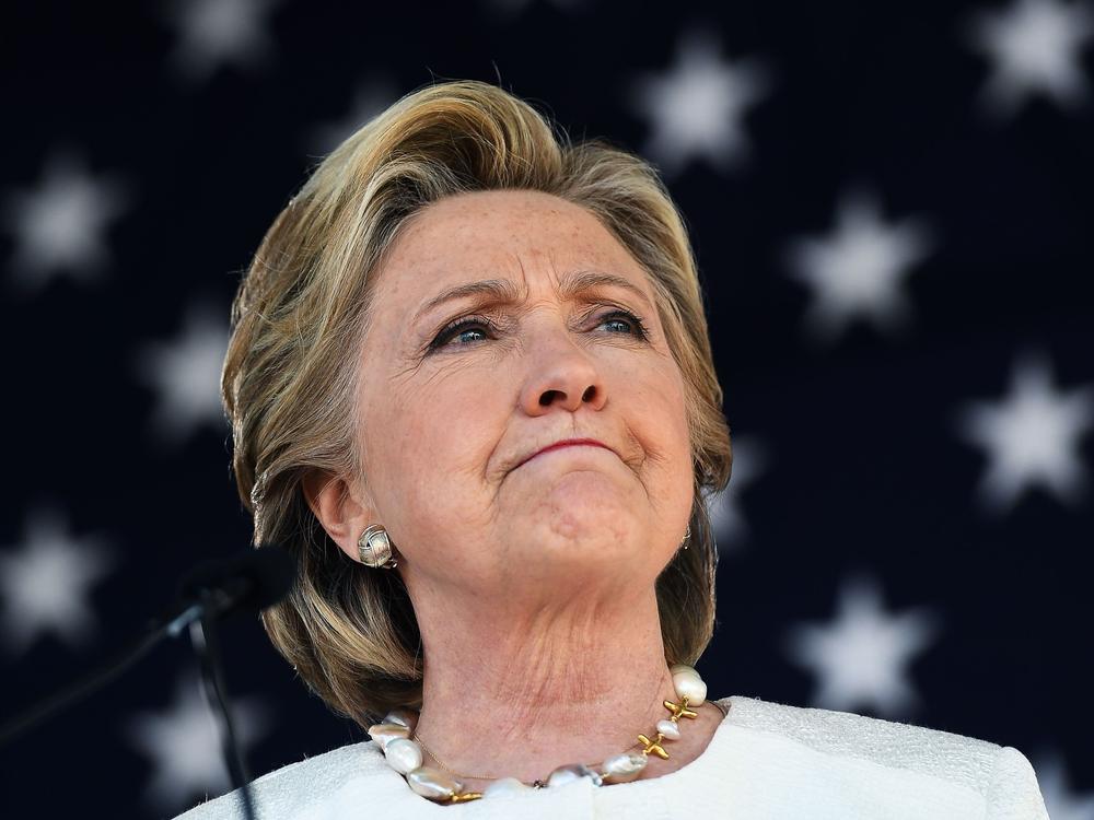 Hillary Clinton speaks during a campaign rally at Pasco-Hernando State College in Dade City, Fla., on Nov. 1, 2016.