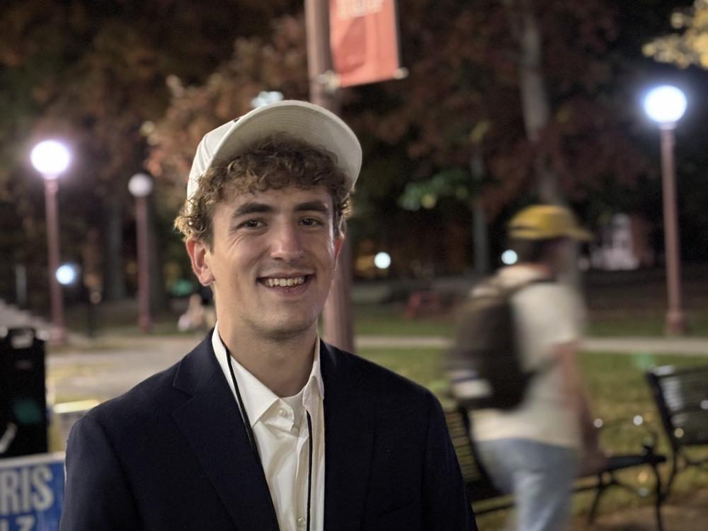 Andrew Muth, 24, is a Democratic organizer and graduate student at Indiana University of Pennsylvania. 