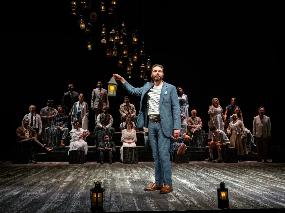 Jim Parsons — and Katie Holmes and Zoey Deutch — are in <em>Our Town</em> on Broadway.