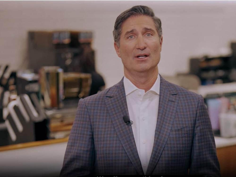 In a video address, new Starbucks CEO Brian Niccol says the chain's strategy needs to 