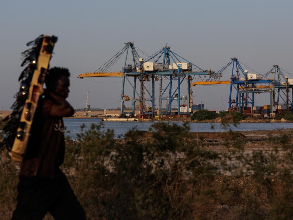 Port Sudan Harbor seen on Sept. 10.