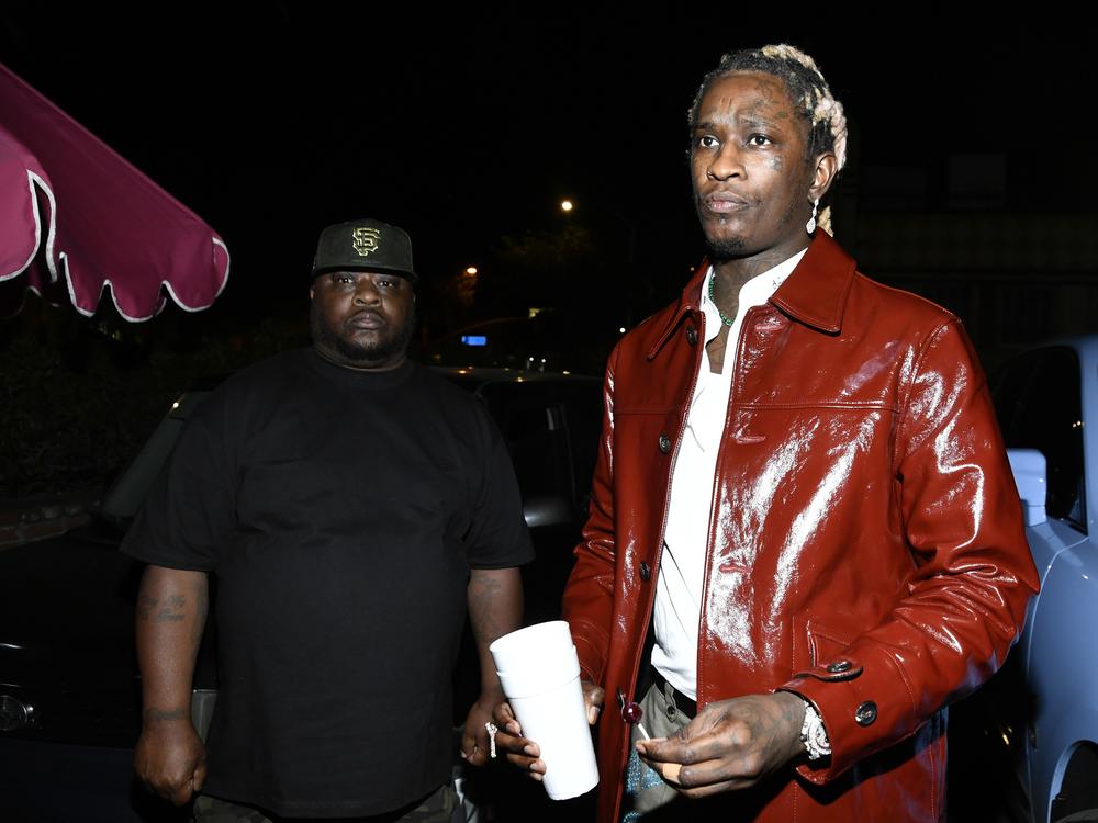 Young Thug, seen here in Los Angeles in 2021, plead guilty more than two years after being arrested and charged with participating in criminal gang activity.