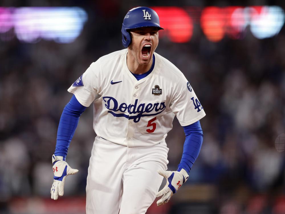Freddie Freeman had a breakout World Series for the Los Angeles Dodgers, including a walk-off grand slam in the 10th inning against the New York Yankees during Game 1 of the World Series at Dodger Stadium last Friday in Los Angeles.