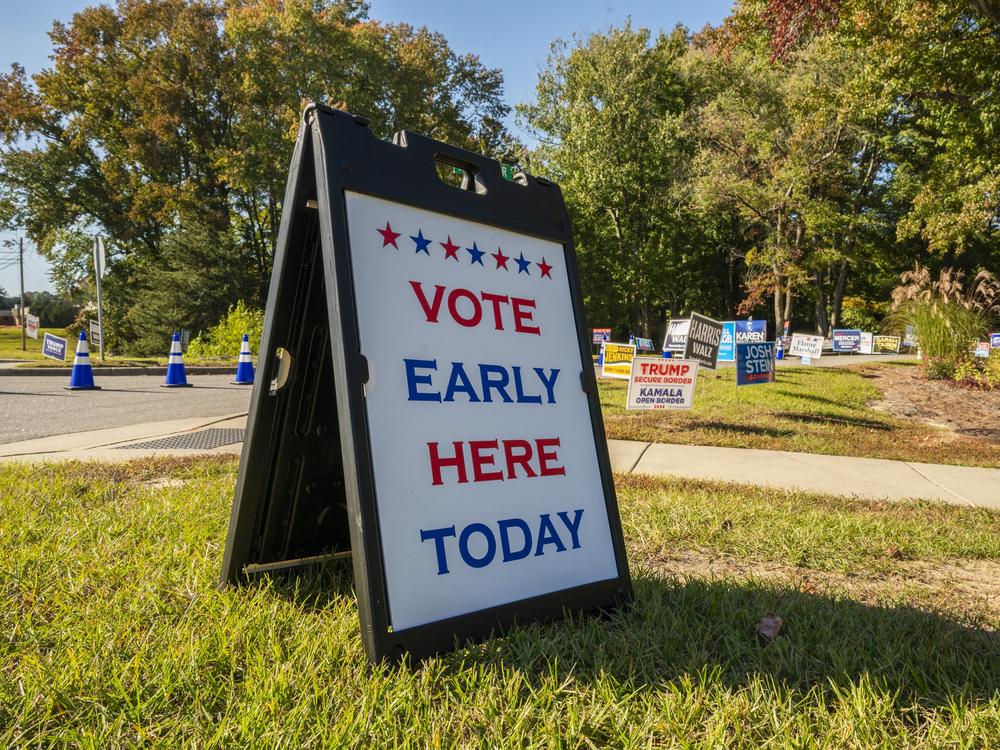 Early voting in North Carolina ends on November 2.