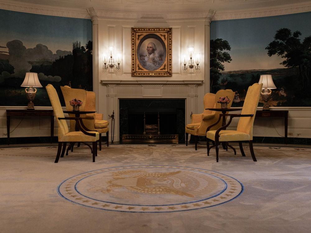 One of the new additions to the tour is the Diplomatic Reception Room, where former president Franklin D. Roosevelt held his fireside chats.