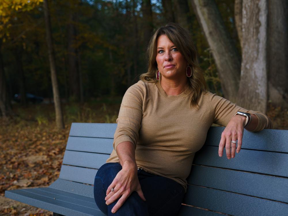 Emily Lillystone says she is not thrilled with her choices for president, but like many suburban women, she says her support for reproductive rights is shaping her vote.