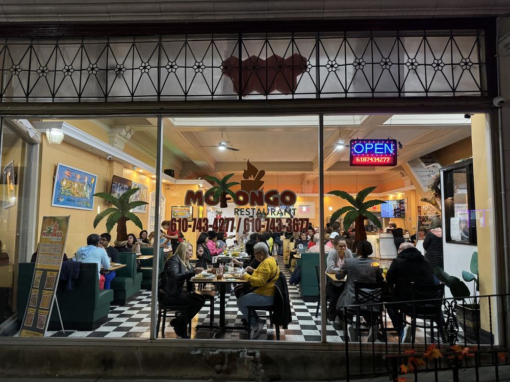 El Mofongo Restaurant in Reading, Pa. — a popular restaurant for Puerto Rican and Dominican residents in the city —  on Nov. 2, 2024.