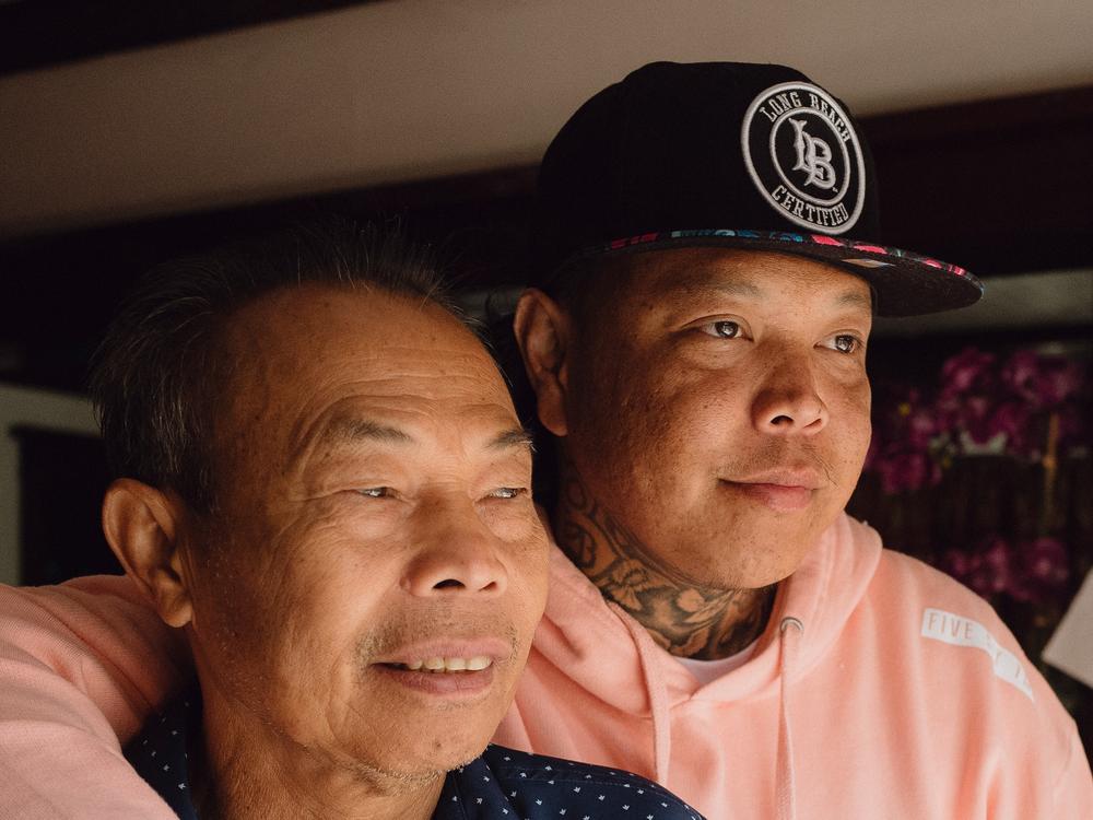 Both Kunlyna Tauch and his father, Kunthir Oum, are voting for the first time this year. Oum is a naturalized citizen from Cambodia and had never voted before.