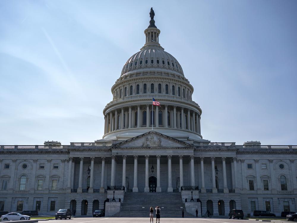 An exterior view of the U.S. Capitol on September 9.