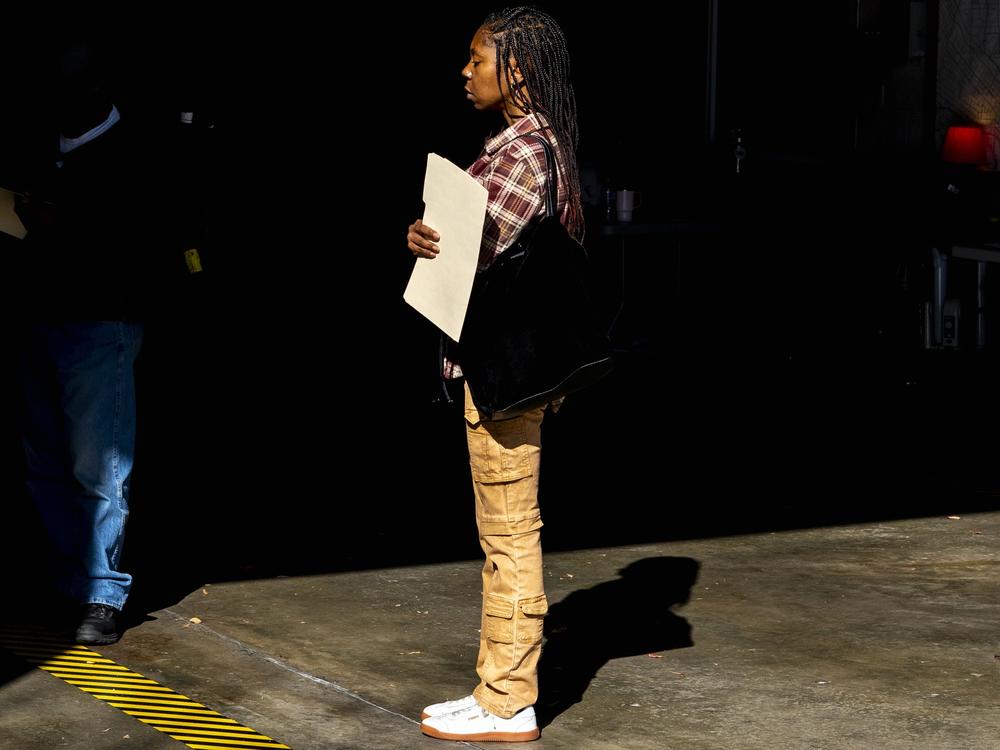 Richmond residents cast their votes at Fire Station #15 during the morning hours on Tuesday in Richmond, Va.