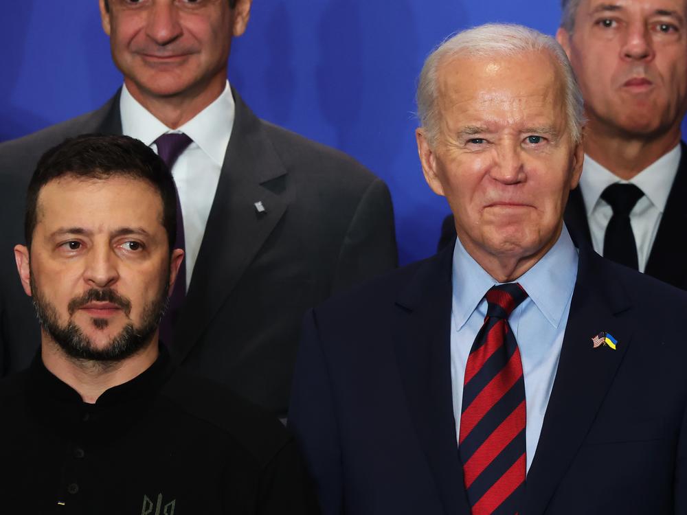 Ukrainian President Volodymyr Zelenskyy and President Biden met with world leaders on Sept. 25 on the sidelines of the United Nations General Assembly.