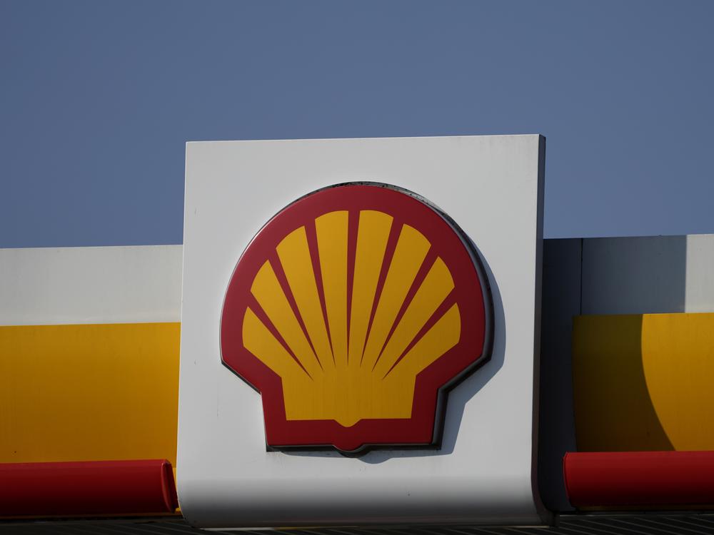 An earlier ruling had ordered energy company Shell to cut its carbon emissions by net 45% by 2030 compared to 2019 levels. A Shell logo is displayed at a gas station in London in March 2022.