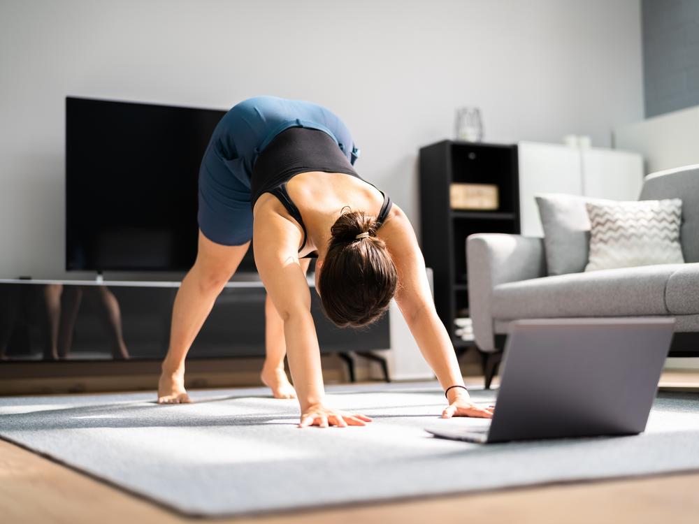 Practicing yoga from home with online instruction proved beneficial to a group of people with chronic low back pain.
