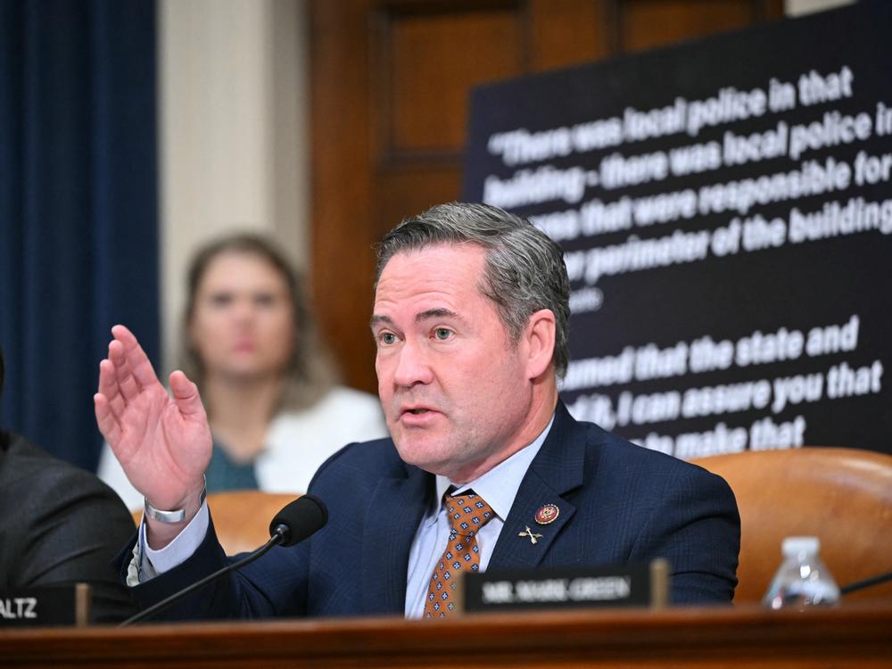 US Representative Mike Waltz, Republican of Florida, speaks during a hearing of the House Task Force on the Attempted Assassination of Donald Trump in Butler, Penn., on Capitol Hill in Washington, D.C., Sept. 26.