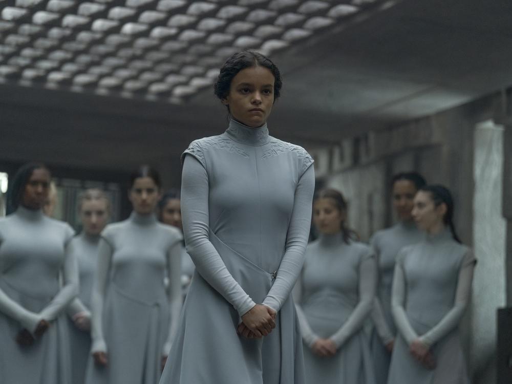 Sisterhood leaders place much of their hopes for the future in young acolyte Lila (Chloe Lea) in the HBO prequel series <em>Dune: Prophecy.</em>
