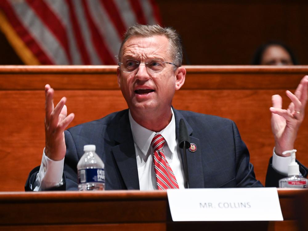 Rep. Doug Collins, a Republican from Georgia, speaks during a House Judiciary Committee hearing on June 17, 2020. President-elect Donald Trump has named Collins as his pick to lead the Department of Veterans Affairs.
