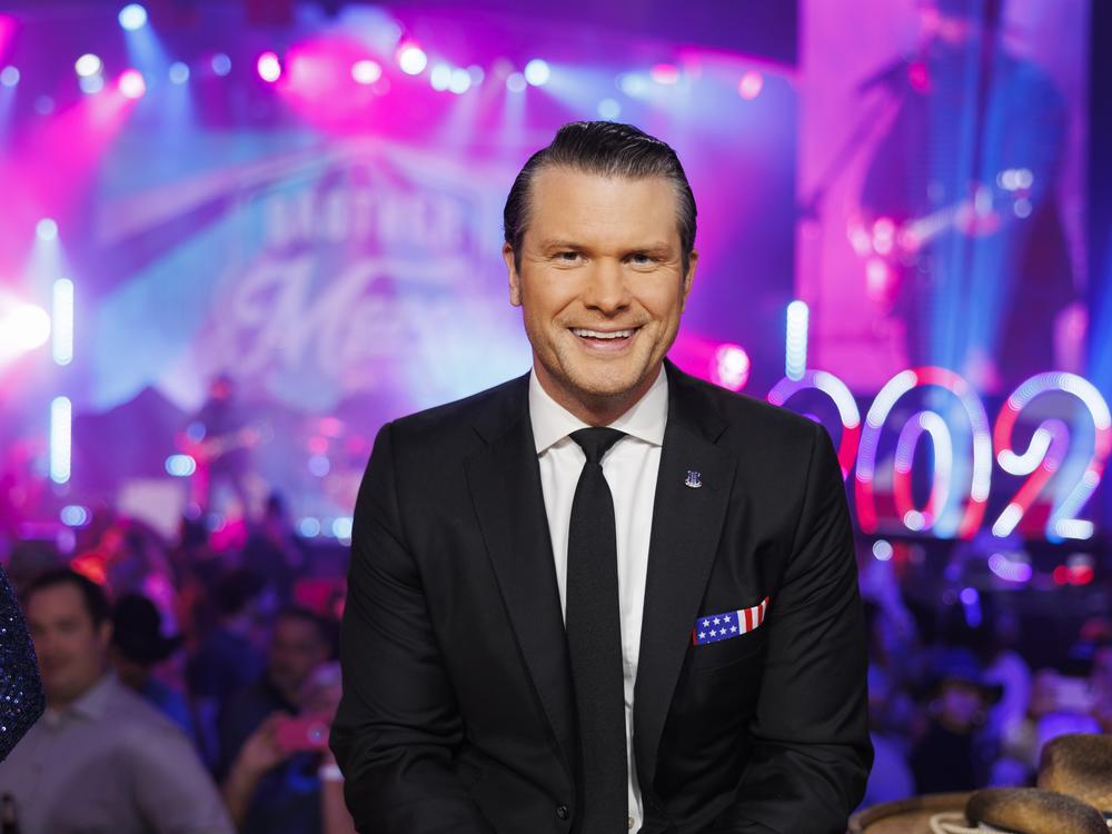 Pete Hegseth, seen here on Dec. 31, 2021, paid a woman to settle her accusation of sexual assault against him, his lawyer says.