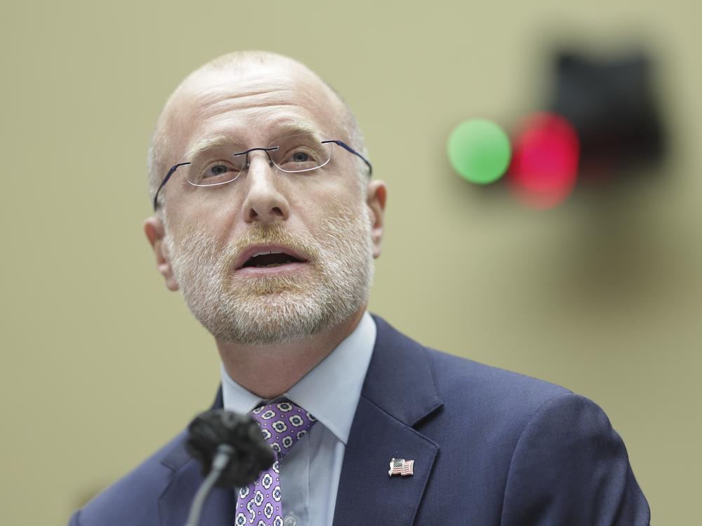 The FCC's Brendan Carr testifies during a House Energy and Commerce Committee Subcommittee oversight hearing in March 2022. President-elect Trump has promised to bring the semi-autonomous agency under more direct White House control.