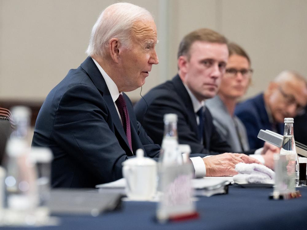 President Biden meets with Chinese President Xi Jinping on the sidelines of the Asia-Pacific Economic Cooperation (APEC) summit in Lima, Peru, on Nov. 16, 2024.