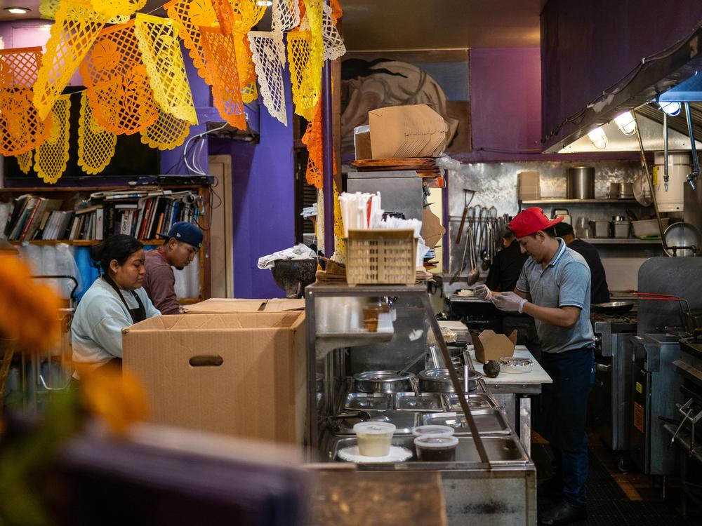Employees at La Morada in the Bronx.