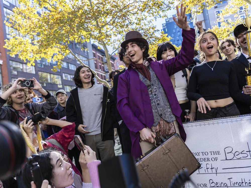 Miles Mitchell, 21, won the Timothée Chalamet lookalike contest in New York City in late October, the first in a wave of celebrity lookalike contests that have since popped up in Chicago, San Francisco, London and Dublin.