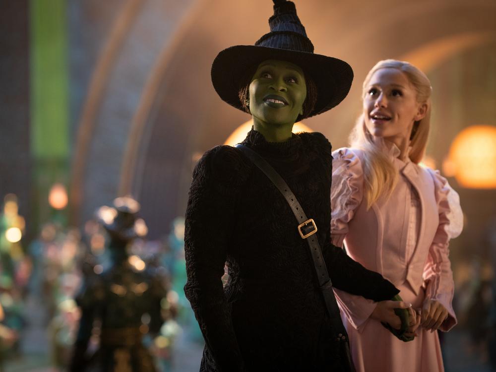 <em>Wicked </em>tells the origin story of Elphaba, the Wicked Witch of the West (Cynthia Erivo), and her friendship with Galinda, who becomes Glinda the Good (Ariana Grande).