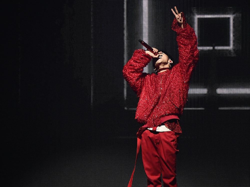 South Korean singer and rapper G-Dragon performs in New York in 2017.